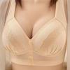 Women's Bra Front Buckle No Steel Ring Thin Cup Ladies Vest Underwear B/C Cup