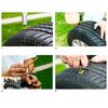 Car Tire Repair Tool Set with Glue and Rubber Stripes Tools for Car and Motorcycle Tubeless Tyre Puncture - Quick Repairing Kit