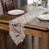European Lace Embroidered Table Coffee Runner Flag Piano Tv Cabinet Cover Cloth Fashion Tablecloth Decoration Camino De Mesa