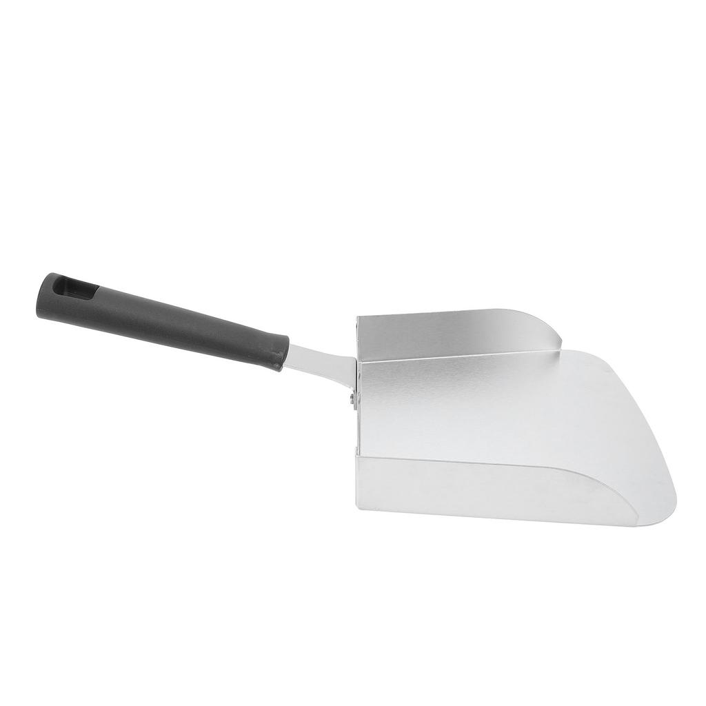 Large Griddle Scoop Stainless Steel Grilling Food Mover Food Shovel Burger Spatula for Stir Fry Cook