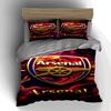 Logo del Arsenal con rueda. Juegos de cama Juegos de fundas nórdicas Fundas nórdicas Fundas de almohada(1 * Funda de edredón 2 * Fundas de almohada, sin relleno de edredón)