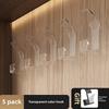 No Punching, High and Low Hooks, Viscose Behind the Door, Paste Hanging Clothes Rack, Wall Load-bearing Bathroom Storage, Adhesive Hook Wall Hanging