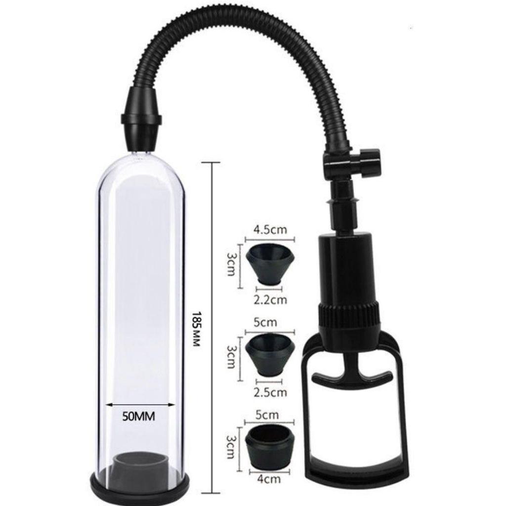 Male Airplane Cup Penis Trainer with Meter & Vacuum Enlarger Masturbator