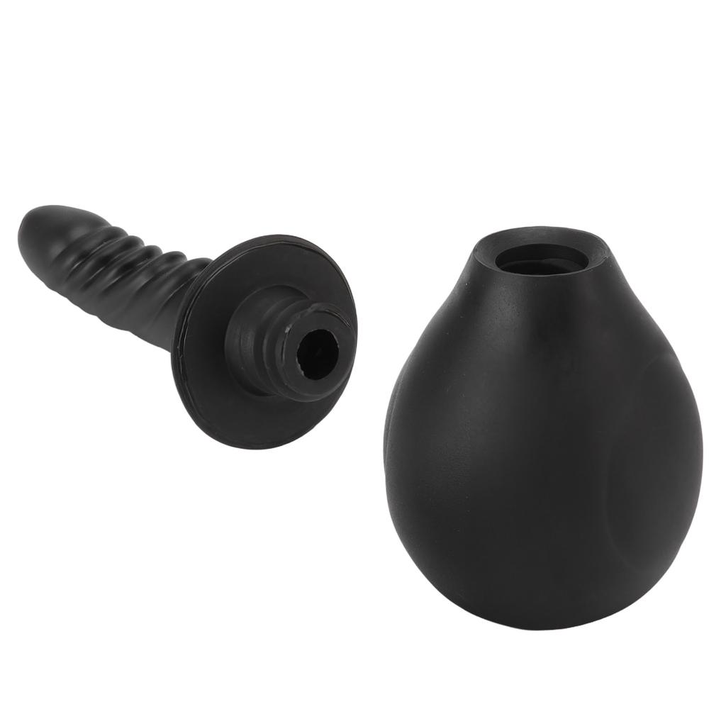 Silicone Spherical Enema Bulb Kit Anal Douche Enema Cleaner Kit Portable Enema Bag Large