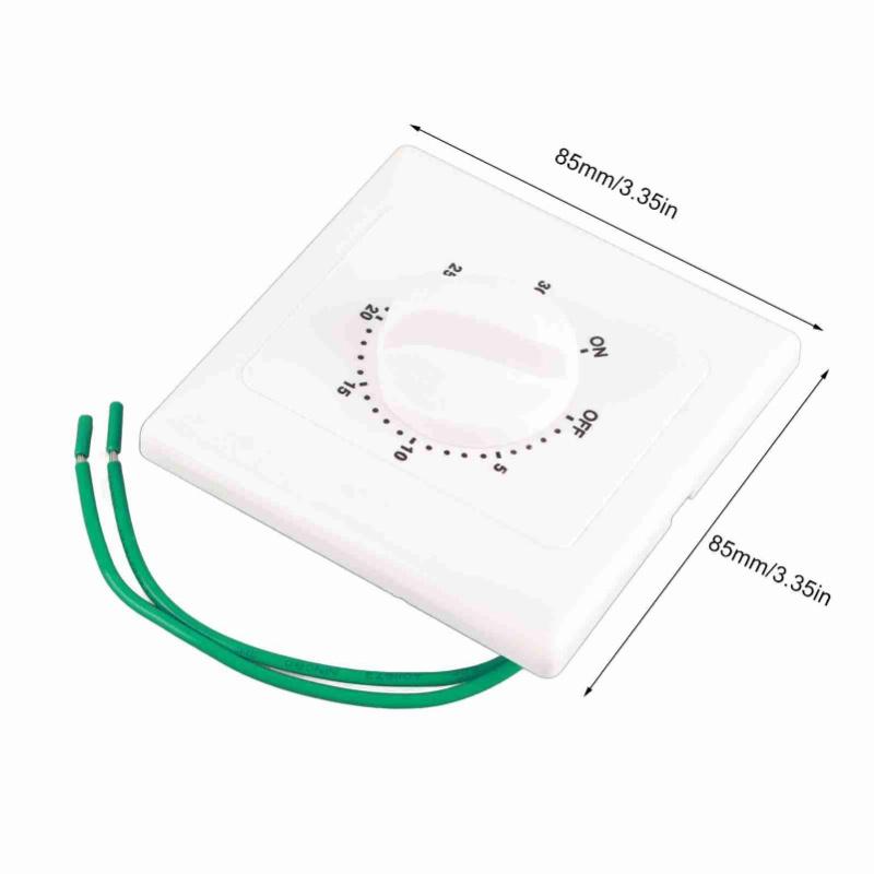 AC 220V Pumpen-Zeitschaltuhr Mechanische Zeitschaltuhr Countdown-Steuerung 86er Platte Wandmontage 30 Min