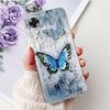 Case For Oppo A17k A17 4G Back Cover Oppo CPH2471 CPH2477 Colorful Butterfly Flower Painting Phone Cases Transparent Soft TPU