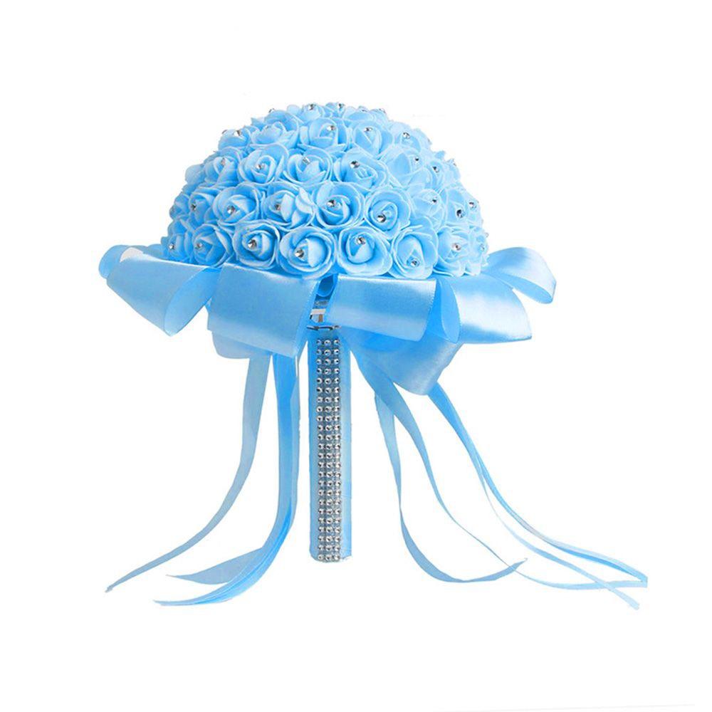 Romantic Wedding Bouquets Pearl Bridal Bouquets Artificial Hand Bouquet  Wedding Accessories