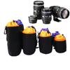 Shockproof Fleece-Lined SLR Camera Lens Cover - Diving Material & Thickened Digital Storage Pouch