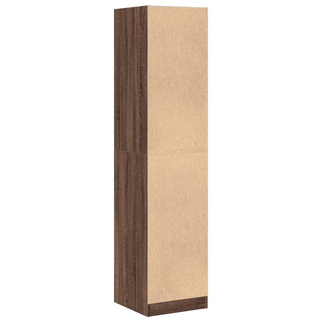 Apothecary Cabinet in Oak Look 40 x 41 x 174.5 cm Particleboard