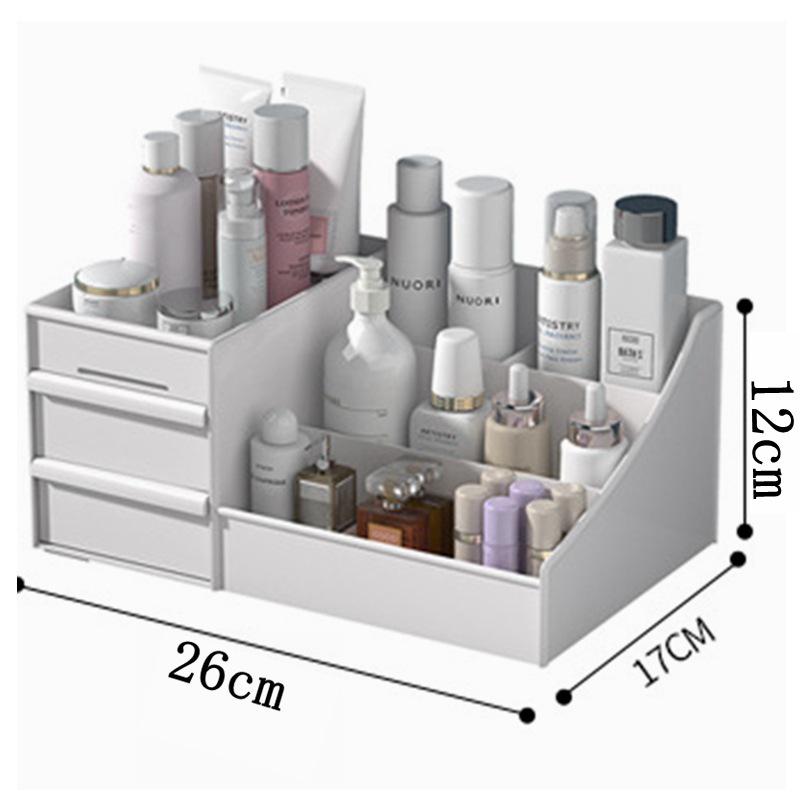 Desktop Plastic Drawer Organizer Storage Shelf