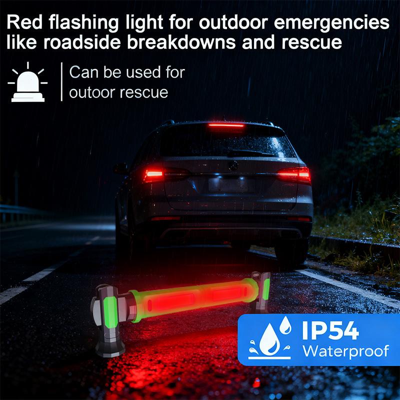 Work Light Bright LED Work Lights Rechargeable Magnetic Underhood Work Light with Hooks Cordless Battery Powered Flashlight