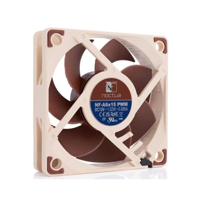 Noctua NF-A6X15 PWM Ventilador Suplementario 60cm Marrón