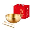 ZISIZ Stainless Steel Golden Bowl Set