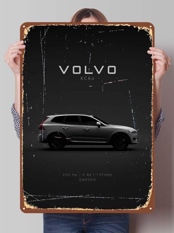 Volvo Metal Signs Classic Car Posters Home Decorations Custom Tinplate Sign for Garage Wall Art Decoration Room Ornaments Retro