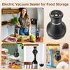 Electric Mason Jar Vacuum Sealer Kit for Wide and Regular Mouth Canning Lids, Vacuumable Bags & Wine Stoppers