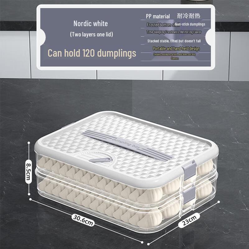 Boîte de conservation MinNai pour raviolis et wontons au congélateur