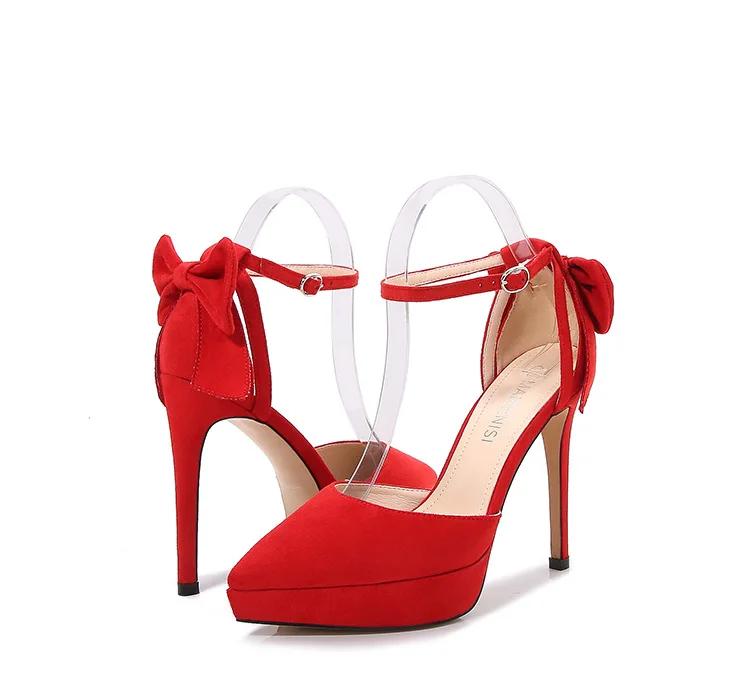 Fashion High Heels Women Party Shoes Elegant Ladies Super High Heels Brand Women Pumps Thin Heel 12cm Plus Size 42