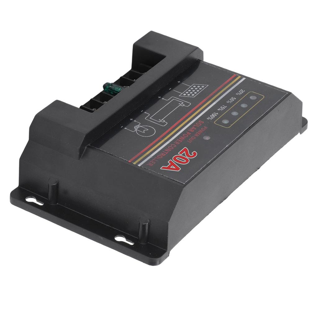 Solar Charge Discharge Controller High Speed CPU Microprocessor Multiple Protections Data Transmission 12V Solar