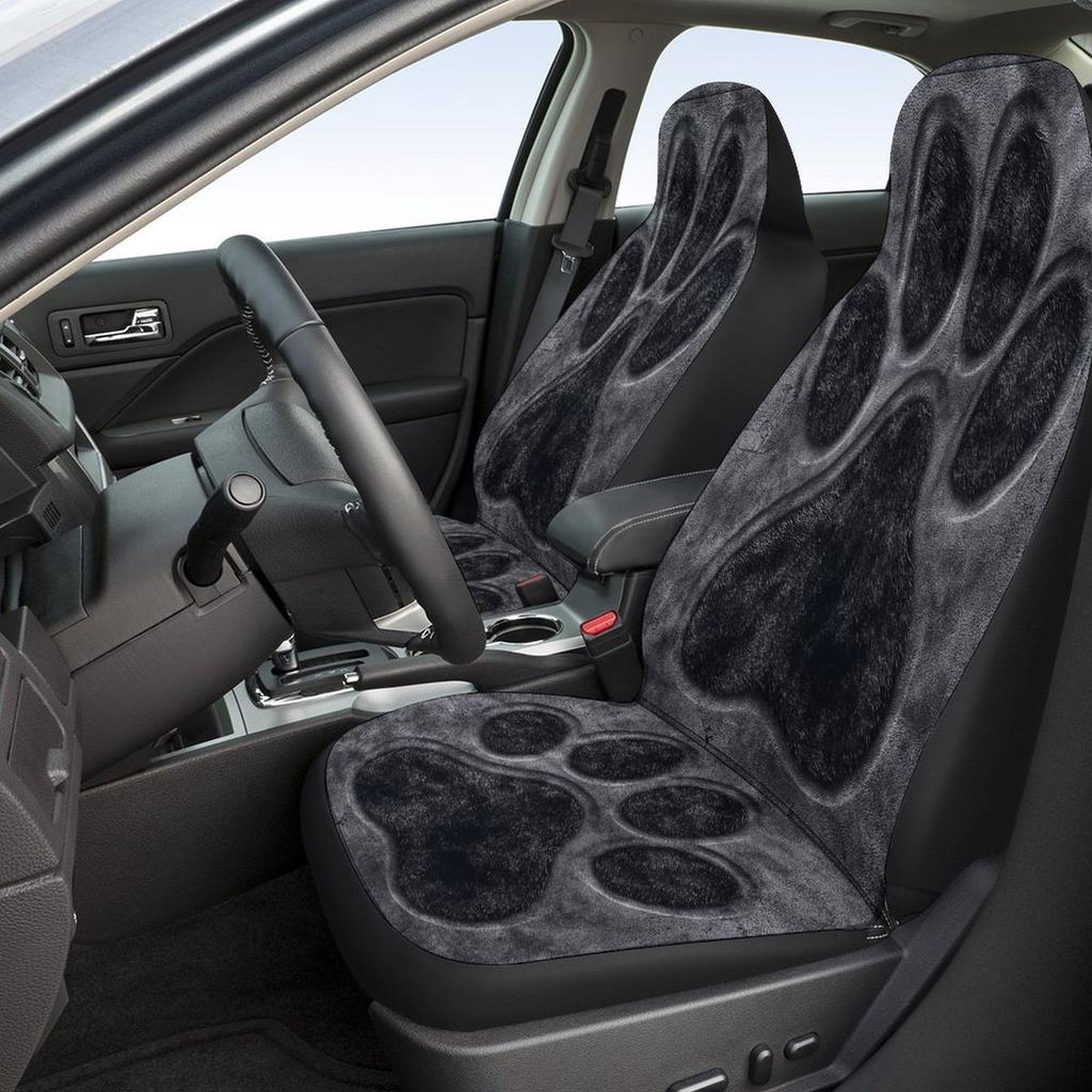 Set Huse pentru Scaune Auto cu Tematică Labă de Animal Pentru Majoritatea Mașinilor, Decorative, la Modă, de Înaltă Calitate, Huse Protectoare pentru Scaune Auto Set Complet, Universal