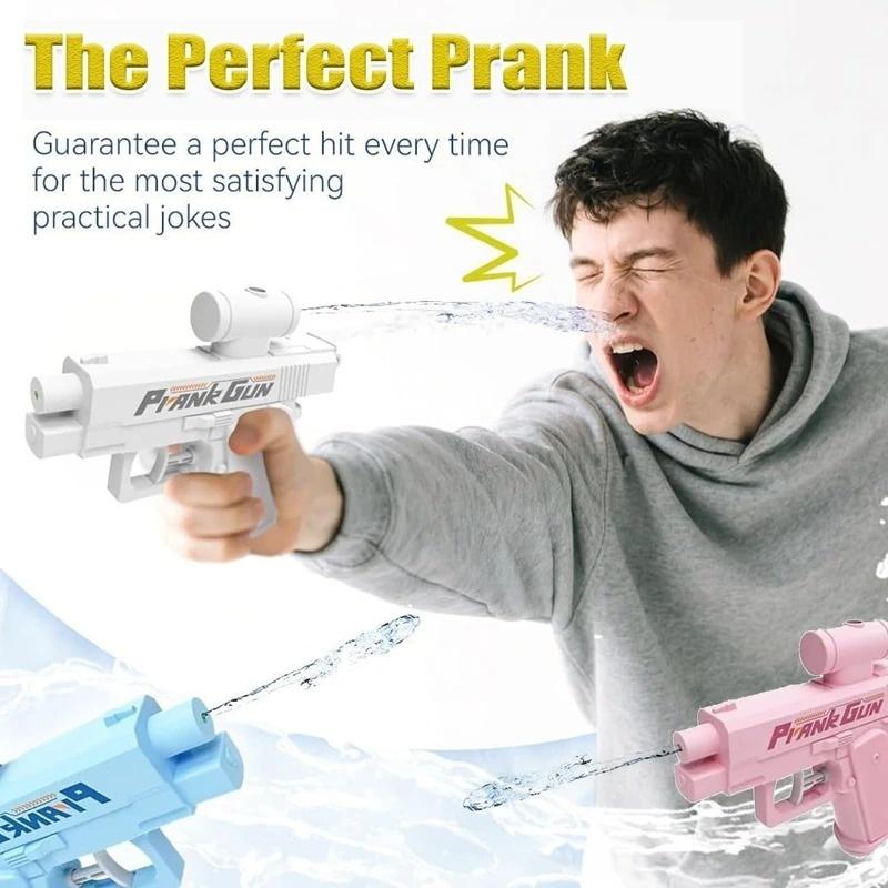 Prank Two-Way Water Gun, Prank Squirt Gun from Front and Back, Creative Pranks Battle Toy for Summer Water Fighting Activities