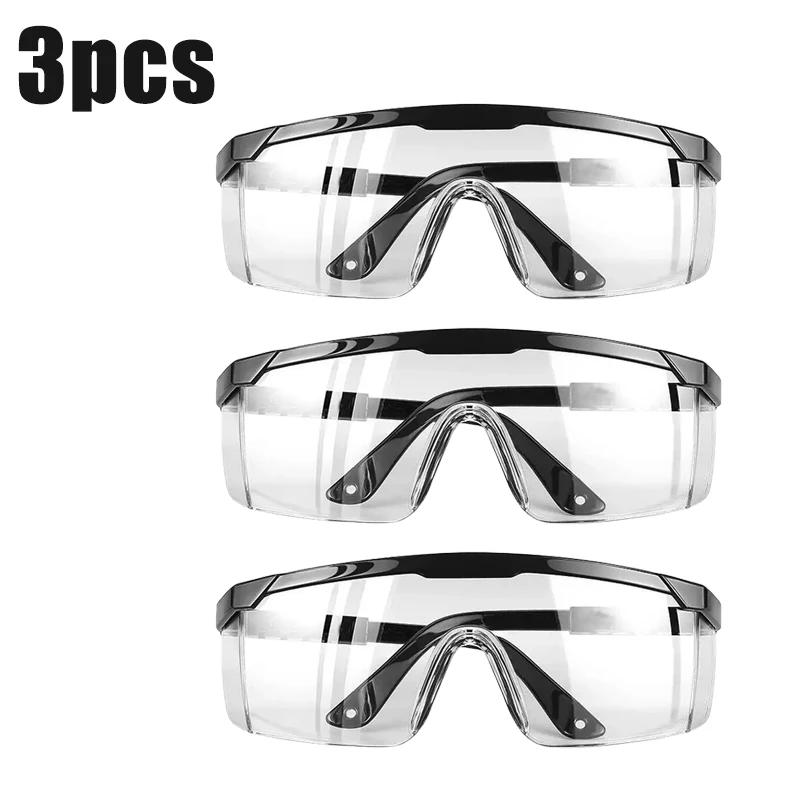 1/10pcs Anti-Splash Work Safety Glasses Eye Protecting Lab Goggles Protective Industrial Wind Dust Proof Goggles Cycling Glasse