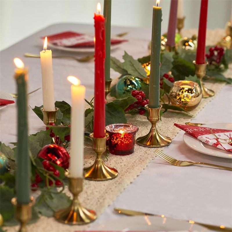 Modern Minimalist Short Candlestick Holders Metal Gold Black Silver Candle Stand For Home Table Wedding Festival Party Decor