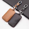 Leather Car Key Cover Case For Renault Clio Logan Megane 2 3 Koleos Scenic 3 Button Smart Card Skin Protector Accessories