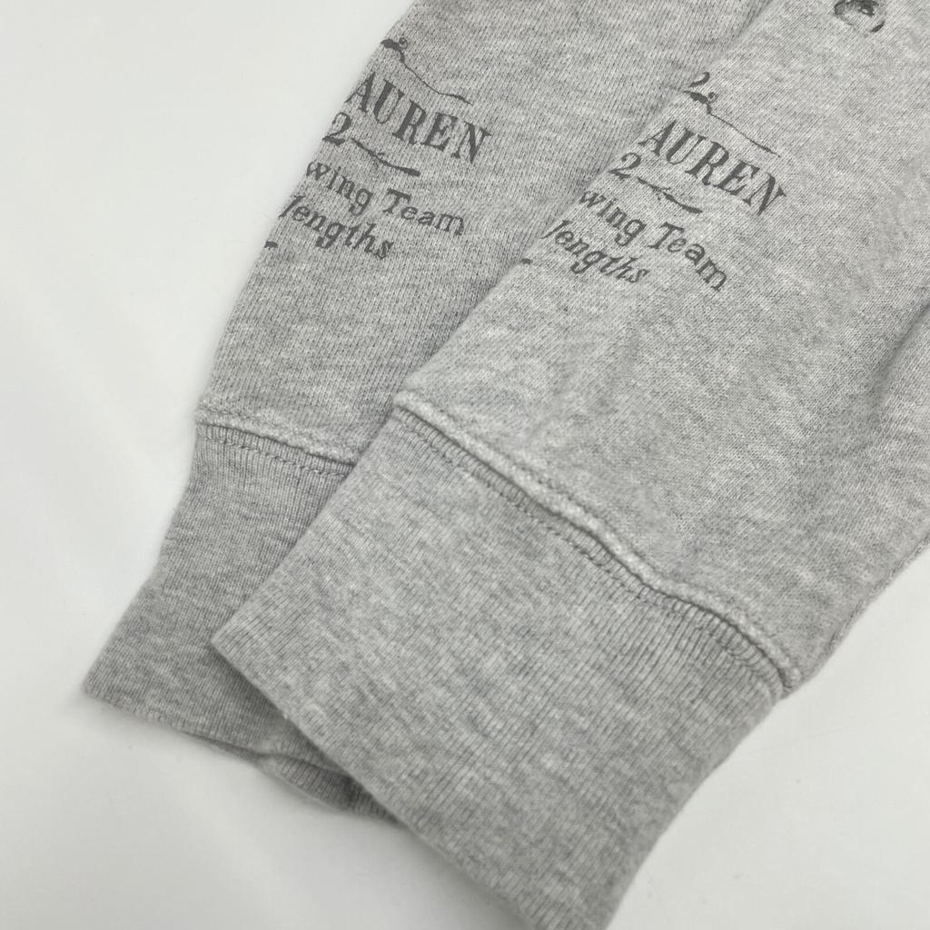 POLO RALPH LAUREN Grey Porrobear Sketch Parka tops L grayUsed