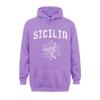 Sicilia Italia Sicilia Siciliano Siciliano Italia Felpa con cappuccio a maniche lunghe italiana Maglie comode Felpa con cappuccio in cotone Felpe con cappuccio unisex Felpa con cappuccio unisex