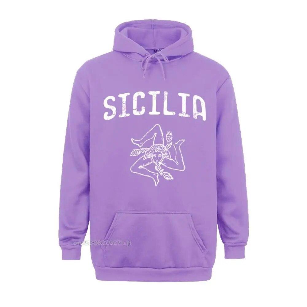 Sicilia Italia Sicilia Siciliano Siciliano Italia Felpa con cappuccio a maniche lunghe italiana Maglie comode Felpa con cappuccio in cotone Felpe con cappuccio unisex Felpa con cappuccio unisex