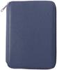 Franklin Planner Microfiber 2 Zipper Binder Classic 20mm Navy 86217