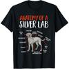 Silver Labrador Retriever Anatomy Of A Silver Lab T-Shirt