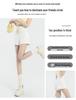2024 Summer Women's High-Waist Korean Style A-Line Wide Leg Shorts