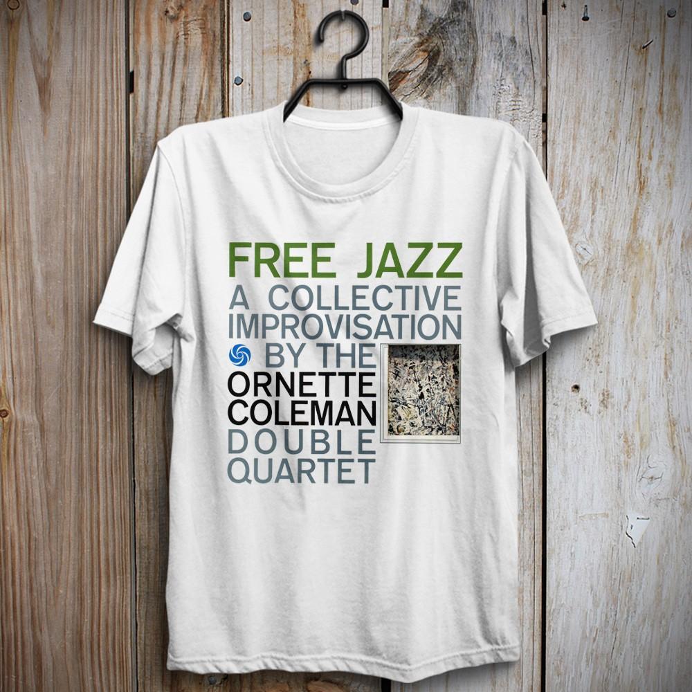 Орнетт Коулман Фри-джаз Коллективная импровизация Джазовый саксофонист Первая запись Унисекс футболка XXL