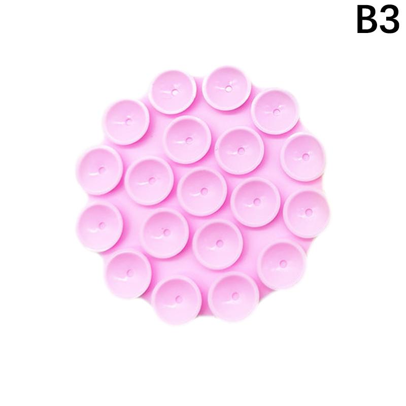 Double Side Silicone Suction Pad For Mobile Phone Fixture Suction Cup Backed Adhesive Rubber Sucker Pad For Fixed Pad