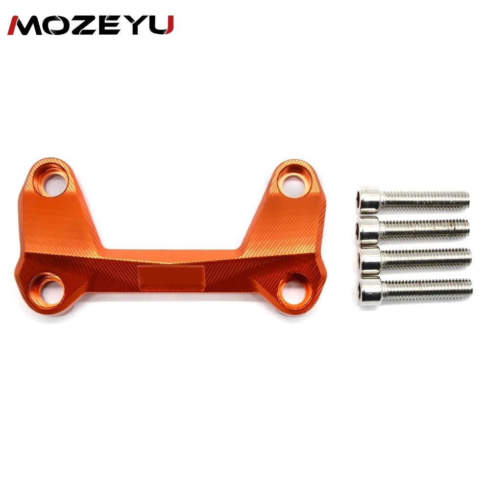 For KTM DUKE 125 200 250 390 DUKE 2006-2017 2018 Motorcycle Accessories Handlebar Riser Top Cover Clamp