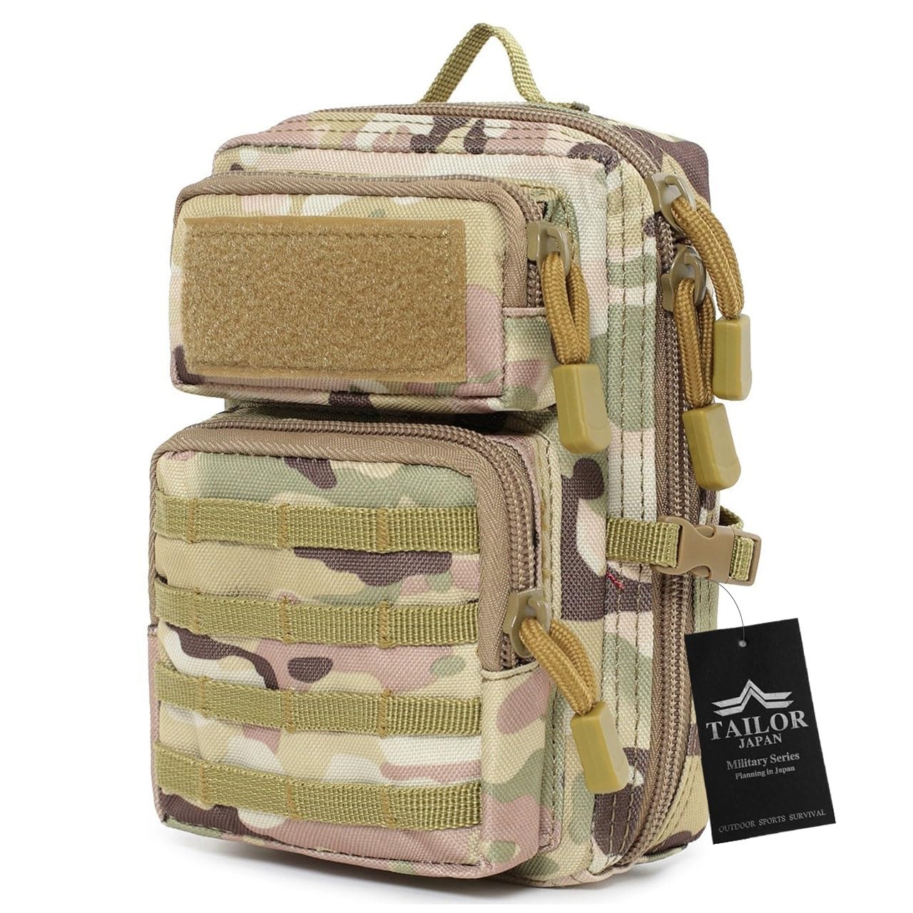 

Tactical airsoft military made of 1000D MOLLE compatible [TAILOR JAPAN] pouch, pouch, men s pouch, pouch, multi-function pouch, outdoor, camping,