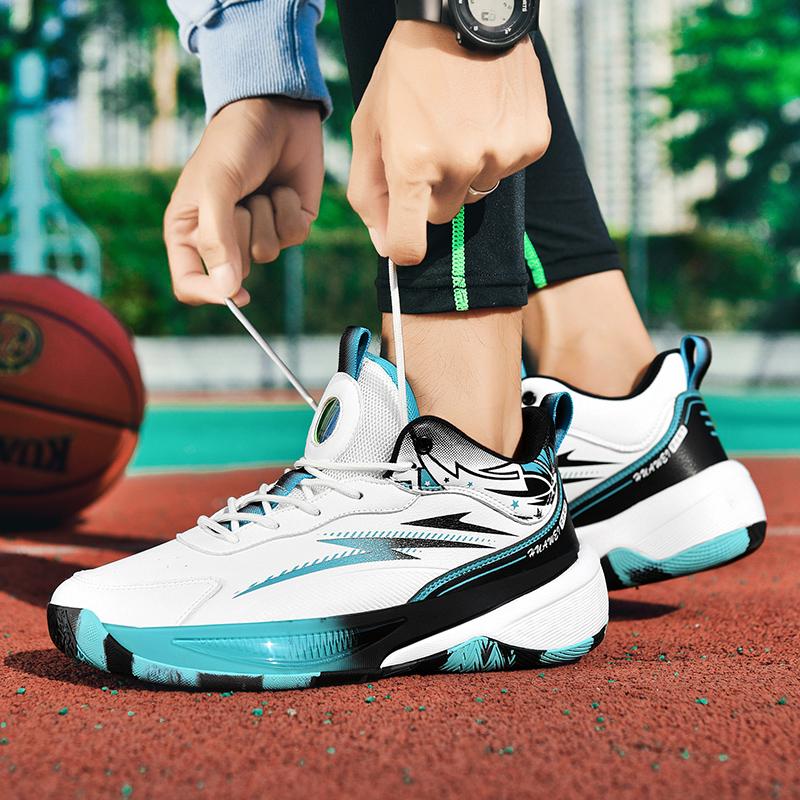 Erkek Basketbol Ayakkabıları Nefes Alabilen Yastıklama Kaymayan Giyilebilir Koşu Ayakkabıları Spor Salonu Antrenman Atletik Basketbol Ayakkabıları Kadınlar İçin