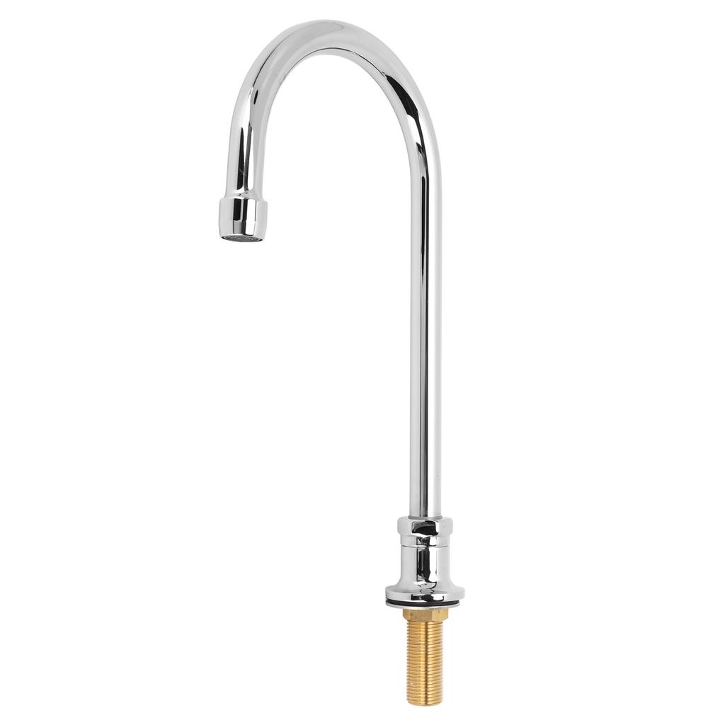 Stainless Steel Water Tap G1/2 Thread Kitchen Bathroom Basin Water Faucet for Foot Valve Knee Top