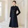 Taluoman Professional Women's Long Wool Blend Coat