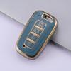 Kia & Beijing Hyundai Sonata 8 Gold-Edge 4-Button Key Case Cover