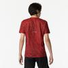 Mizuno Dry Aeroflow Short Sleeve Training Highly Breathable and Salsa Size M Men's T-Shirt, Material, Sweat-Wicking Quick-Drying, Red, (32MAB020)