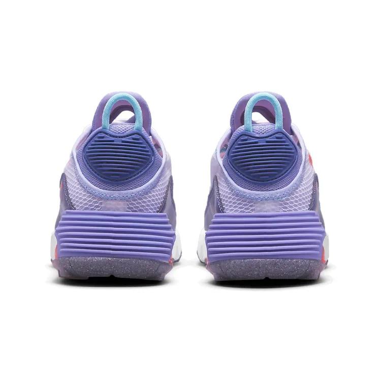 Nike Air Max 2090 SE Grade School 'Dark Purple Dust' (Unisex) White / Dark Purple Dust / Light Thistle / Bright Mango Kids' Running Shoes