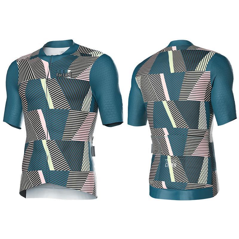 

Мужская дышащая веломайка Lampaida: Быстросохнущая, с коротким рукавом, персонализированная с длинным рукавом, цвет «малиновое пламя» для шоссейного и горного велоспорта Triple Extra Large