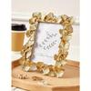 1 stuks Hars Gouden Fotolijst Europese Stijl Fotografie Achtergrond Requisieten Bureau Ornament Wanddecoratie voor Woonkamer Bruiloft Huisdecoratie