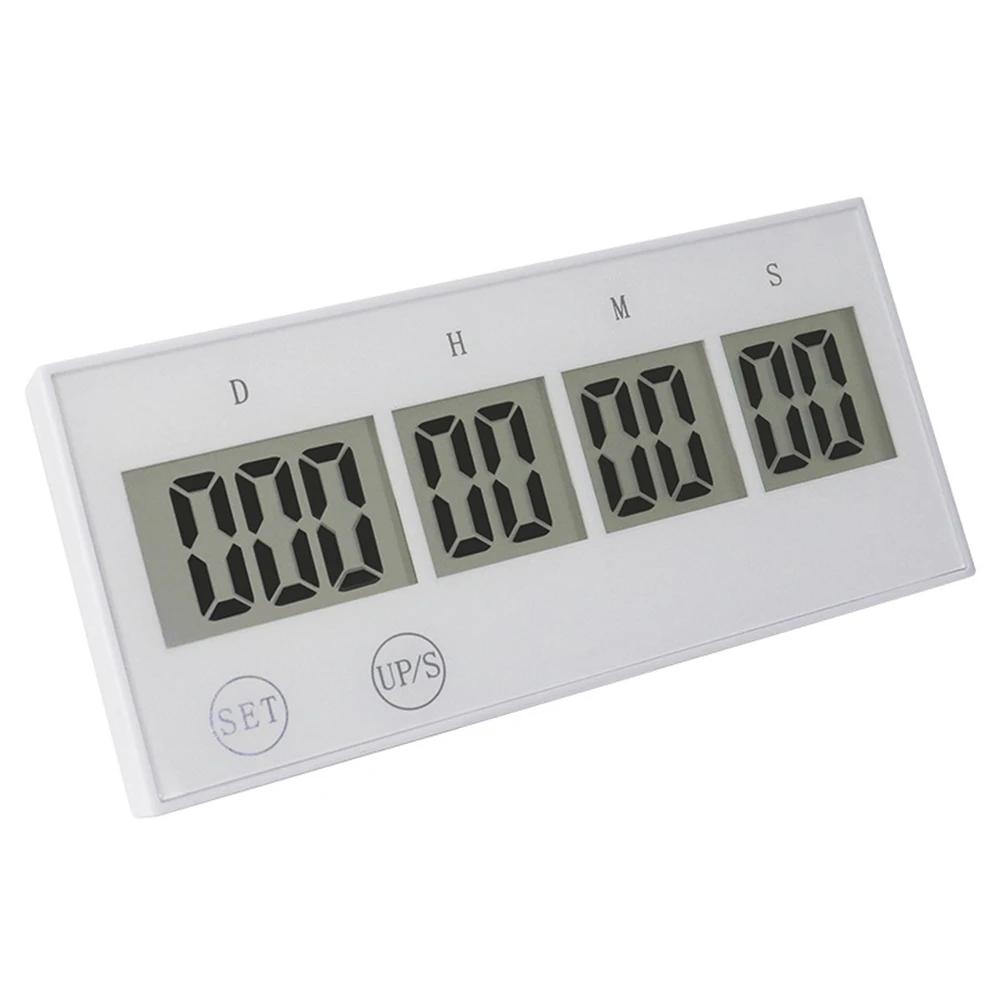 

999 Days Digital Countdown Touch Screen Keys Electronic Count Down Timer Multifunctional Reusable for Wedding Retirement белый