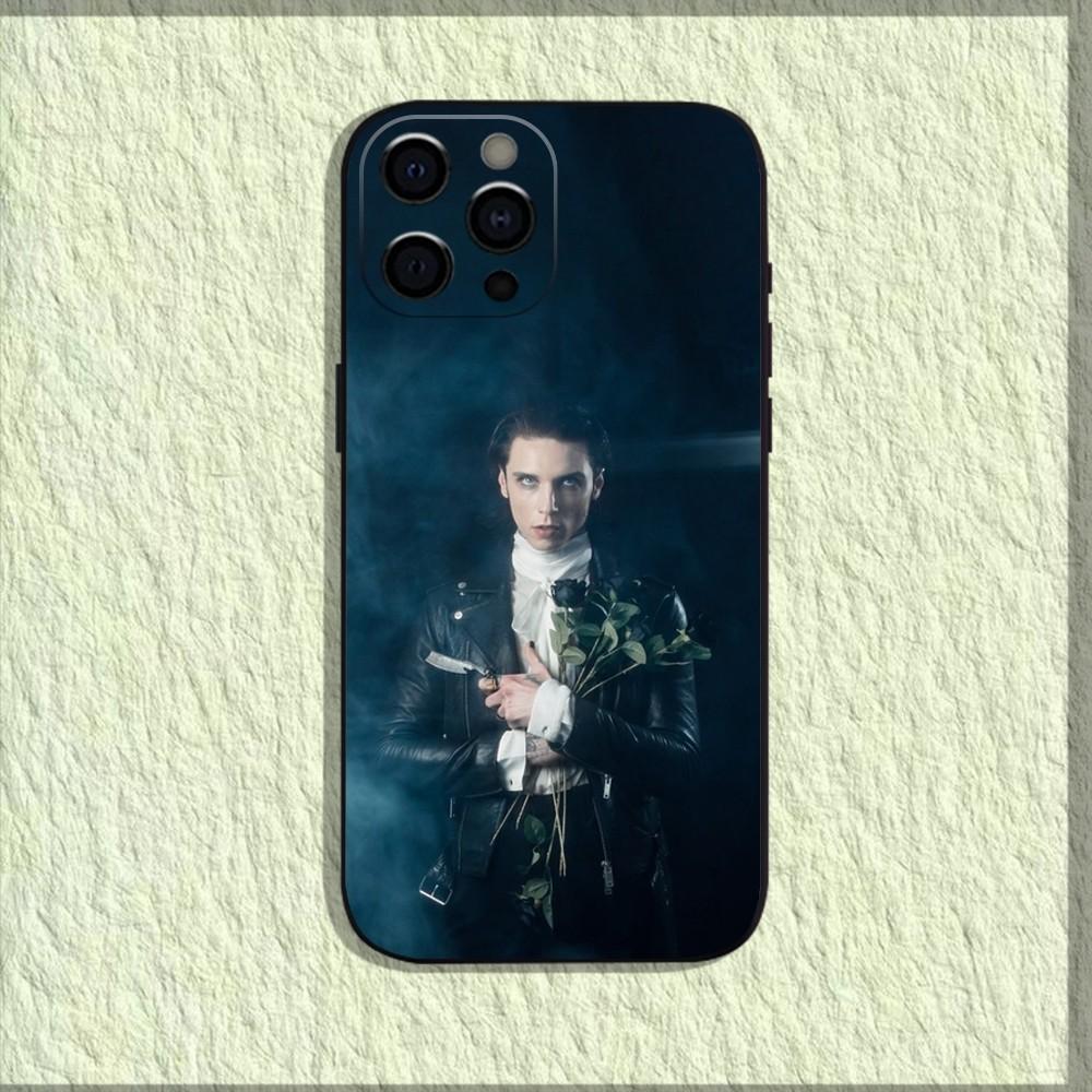 Andy B-Biersack Veil Brides BVB Phone Case For iPhone 16,15,14,13,12,11,Pro,X,XS,Max,XR,Plus,Mini Soft Black Cover iPhone15