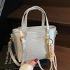 2025 New Simple High-end Fashion Versatile Portable Bucket Bag Women's Leisure Work Commute Shoulder Messenger Bag