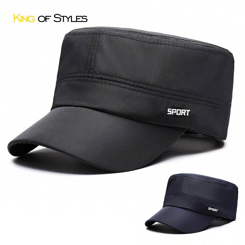 Fashionable Outdoor Sun Hat With Solid Color And Letter Print Design For Spring And Autumn Activities