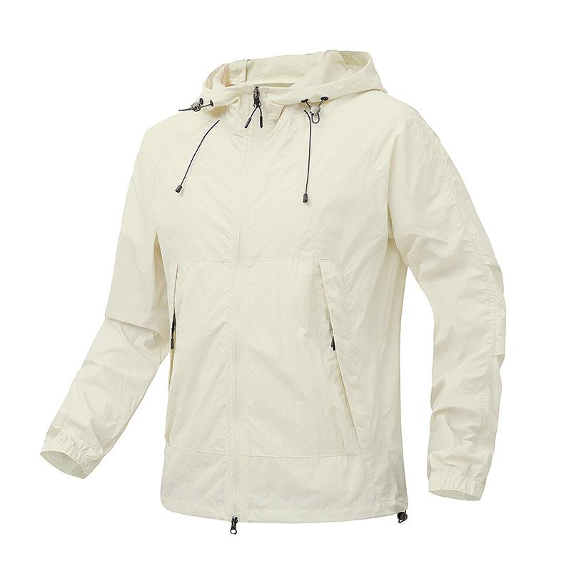 Летняя дышащая анти-ультрафиолетовая однотонная солнцезащитная одежда для активного отдыха, альпинизма, быстросохнущая дышащая одежда для кожи, мужская S